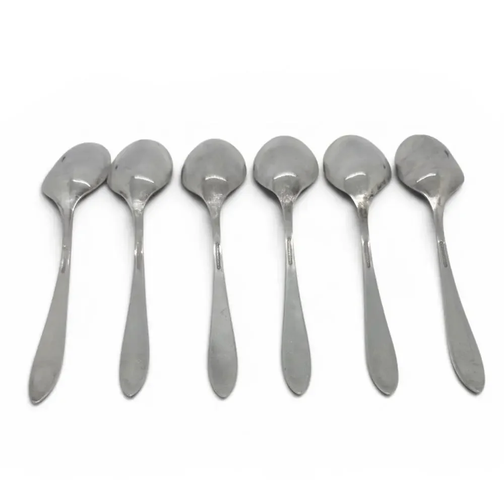 Oneida Patrician Silverplate (ON178) Serving Spoons Monogram “R” Set Of Six